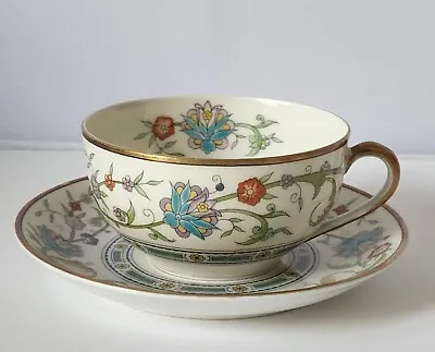 Buy Noritake China Cyril Enameled Japan Hand Painted Discontinued Cup & Saucer  • 47.41£