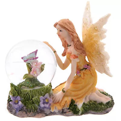 Buy Flower Fairy Butterfly Unicorn Snow Globe Fairies Glass Water Ball Ornament • 8.80£