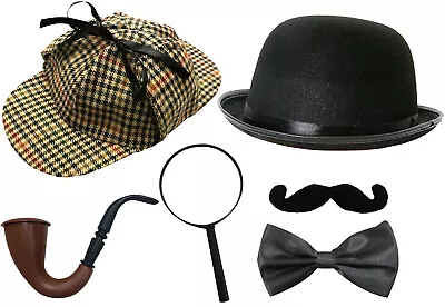 Buy Victorian Detective Or Dr Watson Costume Kit School Book Week Fancy Dress • 10.99£