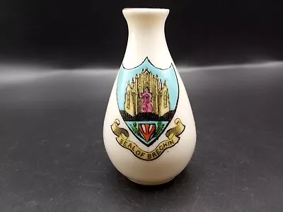 Buy Crested China - SEAL OF BRECHIN Crest - Vase - Florentine China. • 5£