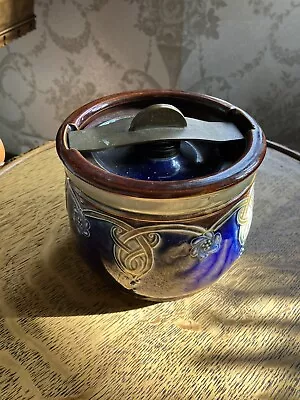 Buy Antique Royal Doulton Lambeth Ware Storage Pot • 35£
