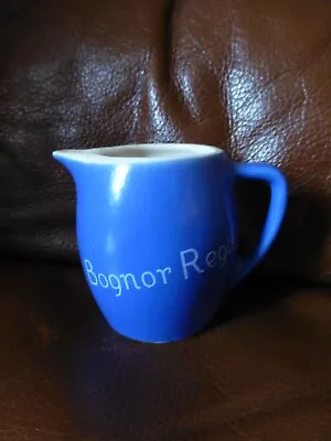 Buy Small Vintage Blue Devon Ware Bognor Regis Jug • 2£