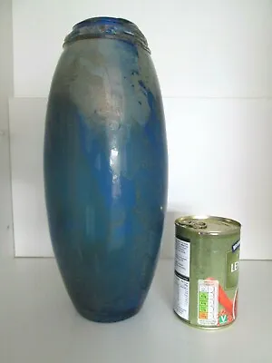 Buy LARGE!! CHARLIE MEAKER British Studio/Art Glass Vase # 2 ISLE Of WIGHT Interest  • 100£