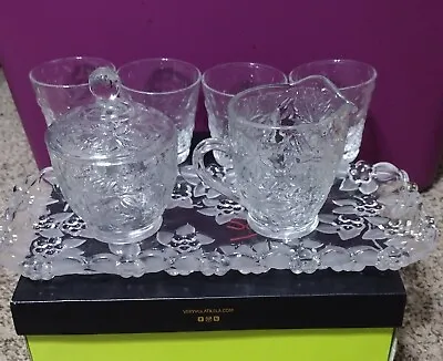 Buy Crystal Glassware Sets Vintage, 7 Piece Set  • 43.23£