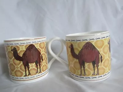 Buy 2 X Wedgwood Camel Coffee Mug's Bone China Vintage 1996 • 28£