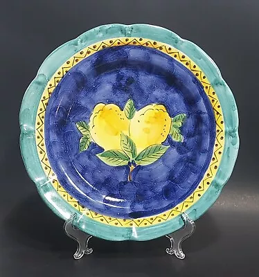Buy Vietri Hand Painted Lemon Plate Made In Italy • 24.07£