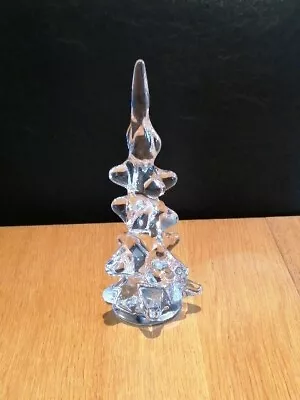 Buy Daum Drip Crystal Glass Christmas Tree Sculpture Signed DAUM France 9 Inches  • 92.99£