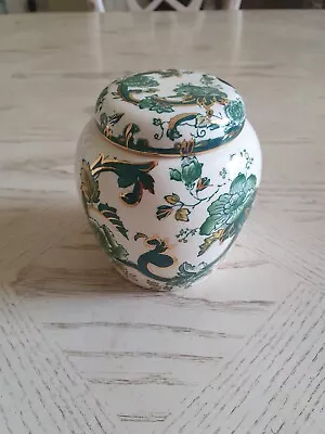 Buy Mason's Ironstone Chartreuse Small Green Ginger Jar With Lid • 14£