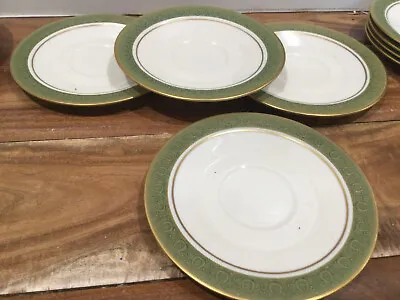 Buy Franciscan Antique Green China Saucer - Set Of Four (4) - MINT, Multiple Availab • 11.95£