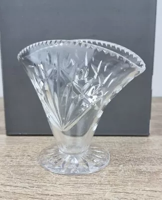Buy Royal Doulton Cut Glass Posy Vase- Marked On Buttom • 15£