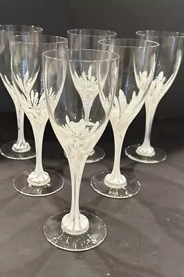 Buy Vintage Rosenthal Snowflower Crystal Wine Glass 7.5” Sold Individually - 6 Avail • 48.10£