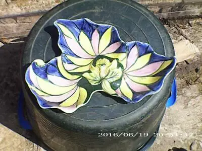 Buy Carlton Ware Flower Pin Dish Unusual Handpainted Design • 20£