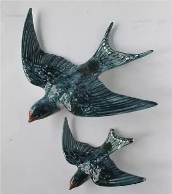 Buy 2 Beswick Flying Swallows Wall Plaques No1 And 3 • 60£