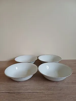 Buy Royal Worcester Classic Platinum Cereal Bowls X 4 - 1st Quality - Perfect • 28£