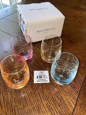 Buy Royal Doulton Pop In For Drinks Set Of 4 Colour Shot Glasses New In Original Box • 52.82£