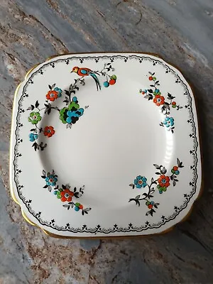 Buy Tuscan China Bird Of Paradise Square Side Plate • 7.95£
