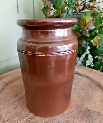 Buy Antique 19th Century Salt Glazed Stoneware Jar Or Pot • 12£