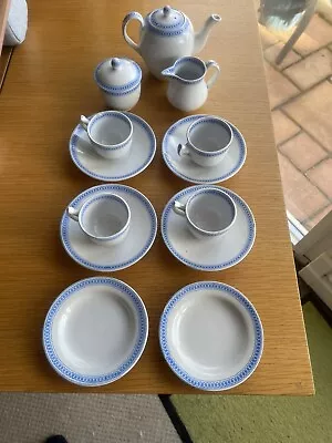 Buy Delightful Victorian Spode Childs Blue & White Tea Set Circa 1850 • 34.50£