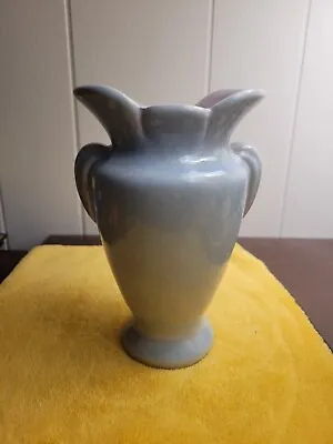 Buy Gonder American Art Pottery Mid Century Modern E-1 Gray Pink 7  Tab Handled Vase • 10.60£