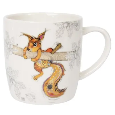 Buy Fine China Mug Sammy Squirrel Coffee Cup Animal Drawing Design Collectible Gift • 9.25£