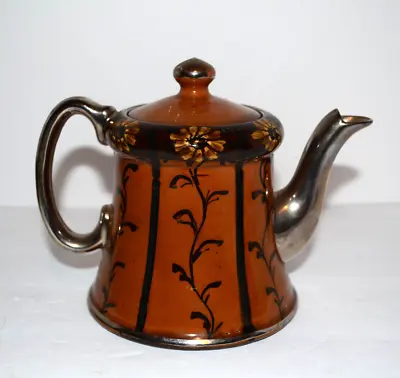 Buy H.J Wood Burslem England BEAUTIFUL Hand Painted Mini Tea Pot Teapot Earthenware • 28.34£