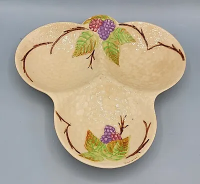 Buy Wade England Bramble Divided 3 Section Serving Candy Relish Dish Vintage 1950s • 14.46£