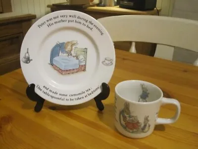 Buy Vintage Wedgwood – Beatrix Potter Collection – Cup & Side Plate • 6.95£