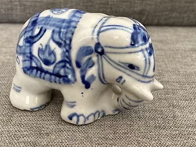 Buy Blue And White Thai China Elephant  • 5.50£