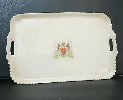Buy GEMMA Crested China  - SMALL RECTANGULAR TRAY -  Crested For SOUTHAMPTON • 7.49£