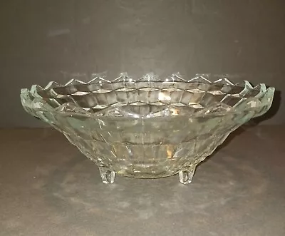 Buy Colony Whitehall Clear 3-Toed Footed Bowl 10  Vtg. MINT • 19.18£