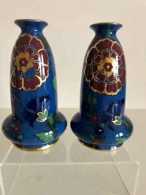 Buy Wilton Ware Pair Of Vases Art Nouveau By A G Harley Jones 1920's • 45£