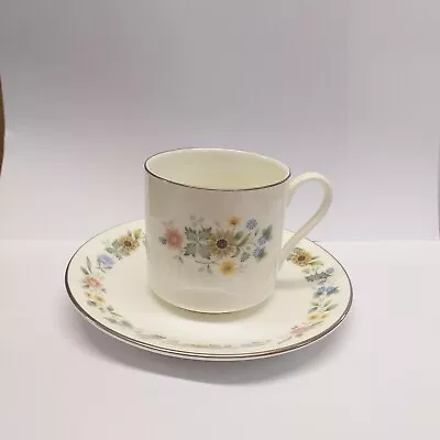 Buy Royal Doulton Pastorale Floral Cup And Saucer, English Fine Bone China (H12) • 6.99£