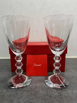 Buy Baccarat Vega Wine Glasses Set Of 2 Crystal Pair Glass • 151.31£