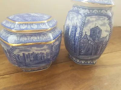 Buy Ringtons By Wade Biscuit Barrel - And Tea Caddy  Castles  - Unused. • 18£