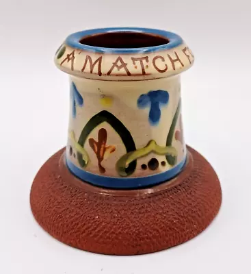 Buy Aller Vale Pottery Devon Motto Ware 'A Match For Any Man' Striker • 12.99£