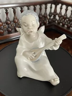 Buy Lladro Angel Playing Lute/ Mandolin Figurine  • 39.99£