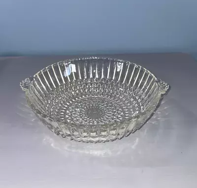 Buy  Art Deco Glass Heavy Serving Bowl Trifle Bowl 1930s Very Good Condition • 37£
