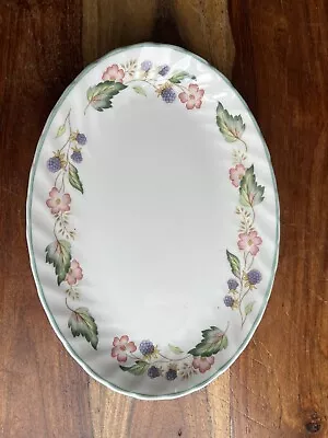 Buy Vintage BHS Tableware Victorian Rose Small Oval Side Plate 21cm X 15cm - RARE  • 5£