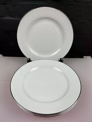 Buy 4 X Royal Worcester Classic Platinum Dinner Plates 27 Cm Last Set Available • 29.99£