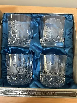 Buy Thomas Webb Crystal Whisky Glasses In Presentation Box • 75£