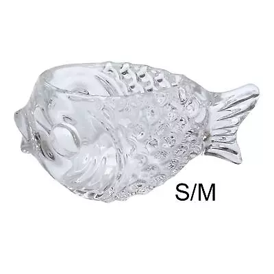 Buy Fish Shaped Flowerpot Fish Decor Glassware Drinking Cups Glasses Ornament Clear • 27.35£