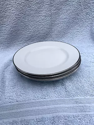 Buy Royal Worcester Classic Platinum Dinner Plates X4 - Excellent • 29.99£