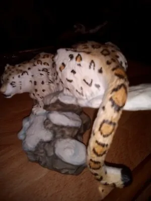 Buy The Great Cats Of The World - Franklin Mint - 'snow Leopard' Porcelain Figure • 19.99£