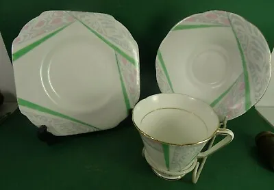 Buy Art Deco Trio Tea Cup/saucer/plate  ABJ Grafton  Chester • 25£