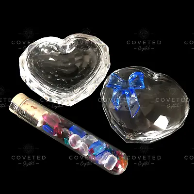 Buy Swarovski Crystal JEWEL SWEETHEART 219966 Trinket Box Blue Mint Boxed Heart Rare • 50£