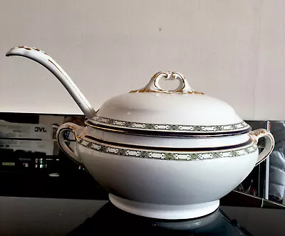 Buy Booths Silicon China Tureen Serving Dish With Lid Original Ladle Limoge Design • 78£