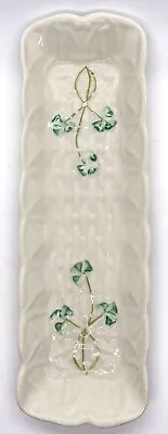 Buy Belleek Ireland Mint Tray Dish Irish Shamrock Hand Painted Porcelain New 2083 • 24.08£