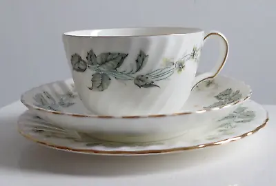Buy Minton Fine Bone China Greenwich Tea Cup Trio Set Of 2 Cups, Saucer, Side Plate • 29.99£