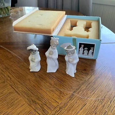 Buy Lladro 5729  Three Wise Men Nativity Figurine Set Of 3 Ornaments In Box Reyes • 60.36£