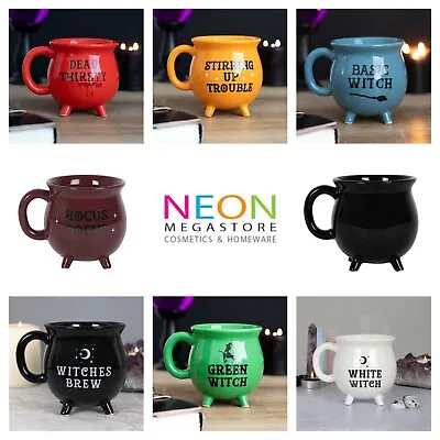Buy Cauldron Shape Tea Coffee Hot Chocolate Soup Mugs Halloween Witch Gothic Gift • 10.99£